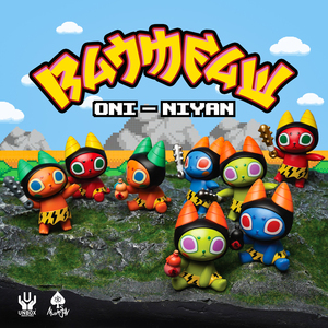 壞貓咪 鬼喵喵 盒玩 - 隨機單抽 - Badmeaw Oni-Nyan blind box series - assortment