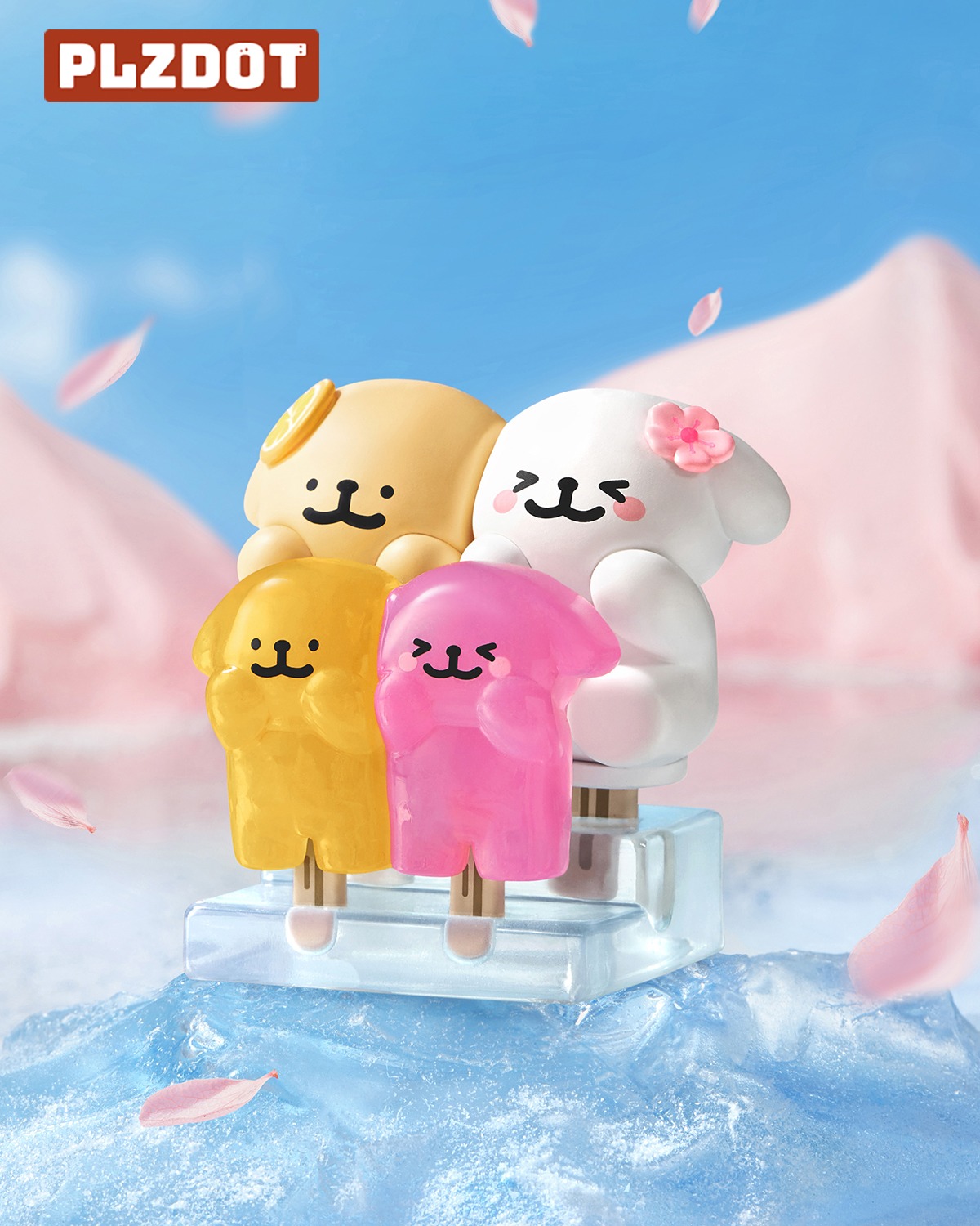線條小狗 夏日冰激凌 盒玩 - 隨機單抽 - Maltese Summer Ice Cream blind box series - assortment