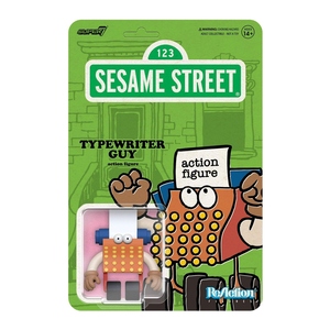 芝麻街 3.75吋復古人偶 第6波 - 打字機小子 - ReAction 3.75" Figure seires - Sesame Street Wave 6 - Typewriter Guy