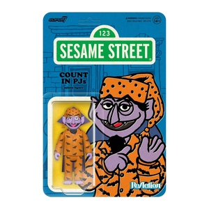 芝麻街 3.75吋復古人偶 第6波 - 伯爵(睡衣) - ReAction 3.75" Figure seires - Sesame Street Wave 6 - Count Von Count (PJs)