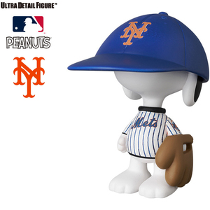 UDF 大聯盟 X 花生漫畫(史努比) 聯名系列 - 紐約大都會 史努比 - UDF MLB X Peanuts (Snoopy) series - New York Mets Snoopy