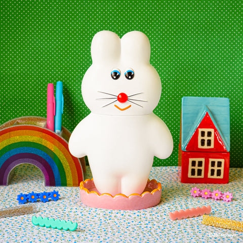 Muunyu PukuPuku 軟膠人偶 - 經典白 - Kenelephant Muunyu PukuPuku soft vinyl figure- White