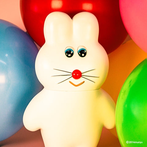 Muunyu PukuPuku 軟膠人偶 - 經典白 - Kenelephant Muunyu PukuPuku soft vinyl figure- White