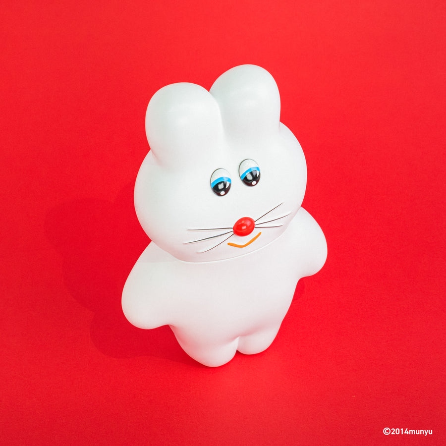 Muunyu PukuPuku 軟膠人偶 - 經典白 - Kenelephant Muunyu PukuPuku soft vinyl figure- White