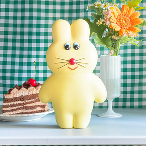 Muunyu PukuPuku 軟膠人偶 - 檸檬牛奶 - Kenelephant Muunyu PukuPuku soft vinyl figure - Lemon Milk