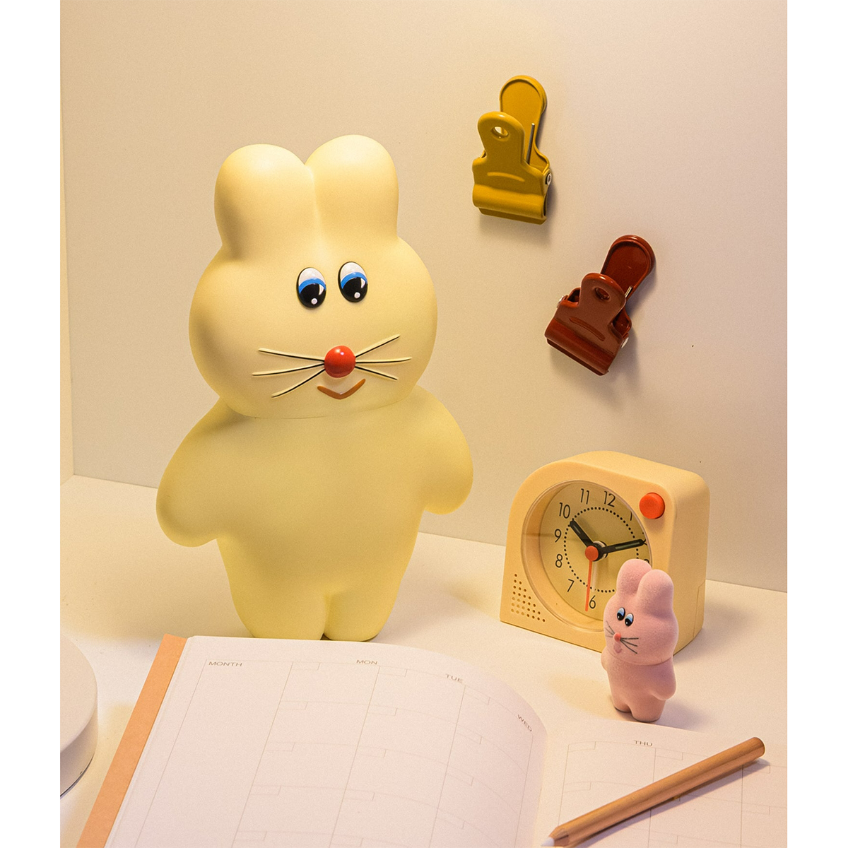 Muunyu PukuPuku 軟膠人偶 - 檸檬牛奶 - Kenelephant Muunyu PukuPuku soft vinyl figure - Lemon Milk