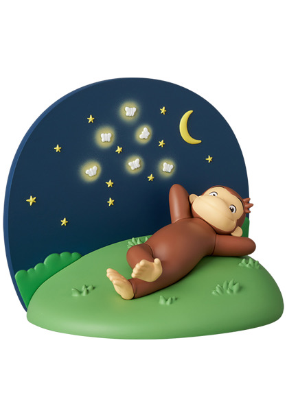 UDF 好奇猴喬治 - 喬治星空躺臥 - UDF Curious George - Curious George Lie Sprawled