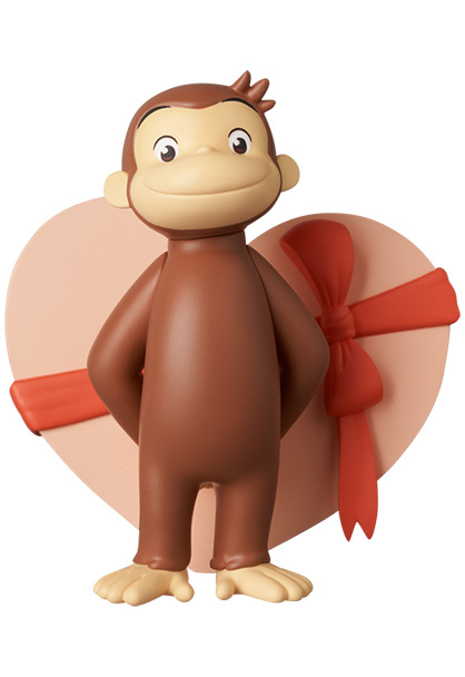 UDF 好奇猴喬治 - 喬治與愛心 - UDF Curious George - Curious George w/ Heart