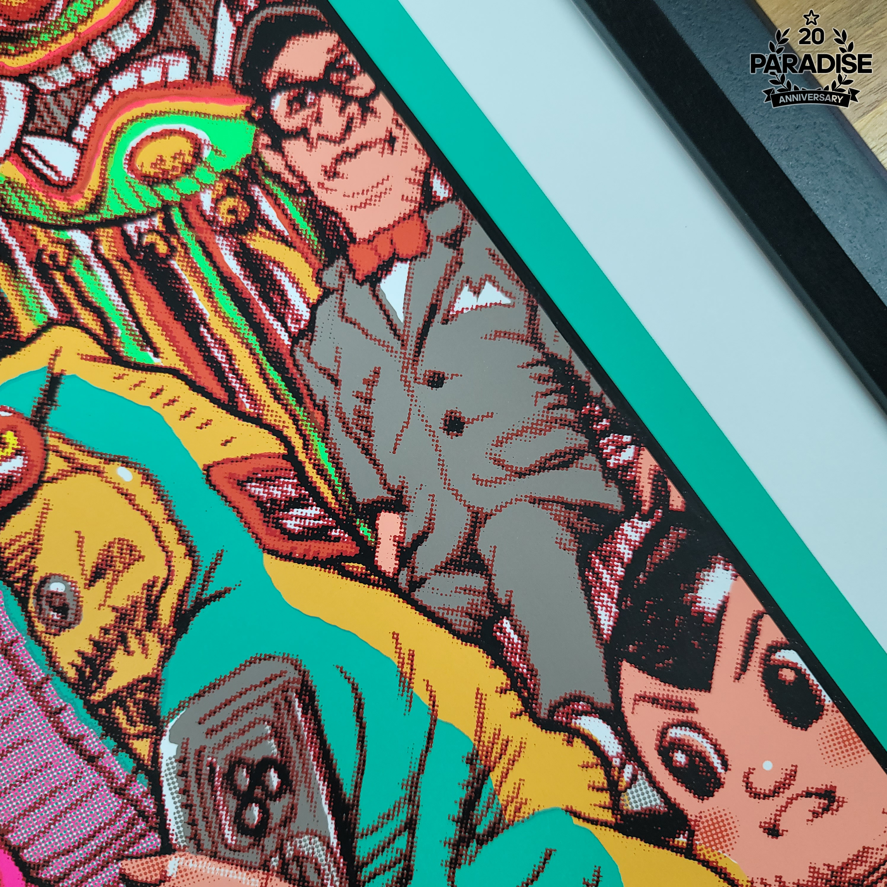 RJB 絹印海報 - Paradise 20 Anniversary 1次色 - Rockin' Jelly Bean Silkscreen Print Poster - Paradise 20 Anniversary 1st