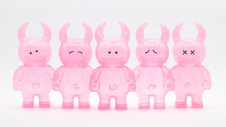 經典UAMOU - 透明閃粉粉紅 - Classic UAMOU - Clear Pink Glitter