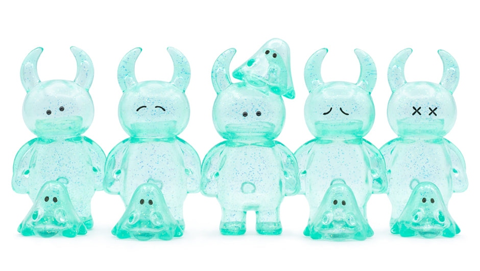經典Uamou - 透明閃粉薄荷綠 - Classic UAMOU - Clear Mint Glitter
