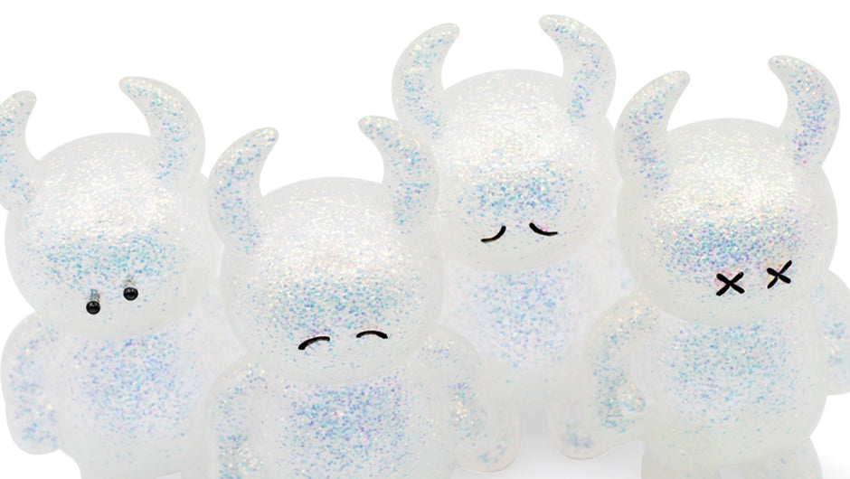 笑臉UAMOU - 閃粉白 - UAMOU Happy - White Opal