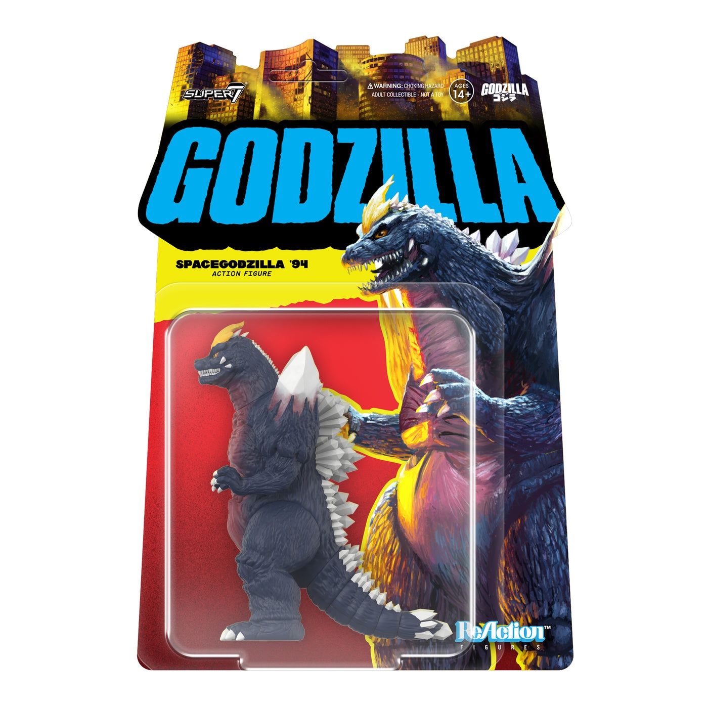 東寶哥吉拉 3.75吋復古人偶 第11波 - 1994年 太空哥吉拉 - ReAction 3.75" Figure TOHO Godzilla Wave 11 - SpaceGodzilla