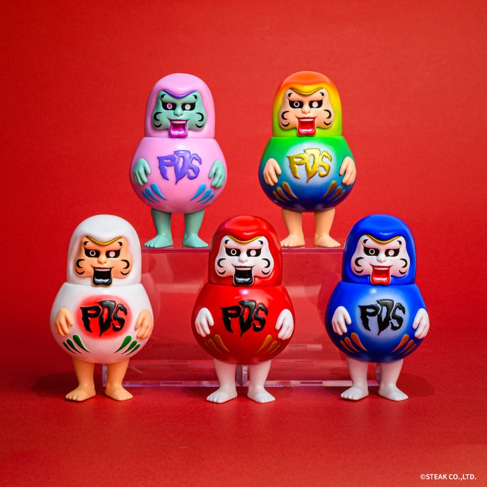Punk Drunkers 達摩公仔盒玩系列 - 隨機單抽 - Kenelephant Punk Drunkers Aitsu Maru Figure Collection - assortment