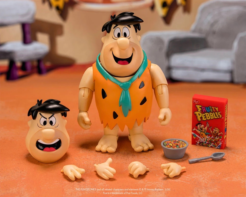 水果麥片 摩登原始人 弗萊德 6吋可動公仔 - Fruity Pebbles The Flintstones Fred Flintstone 6"Action Figure