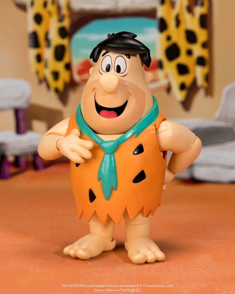 水果麥片 摩登原始人 弗萊德 6吋可動公仔 - Fruity Pebbles The Flintstones Fred Flintstone 6"Action Figure
