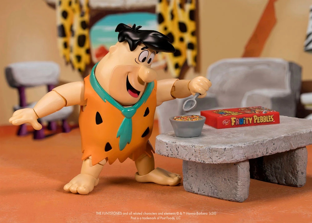 水果麥片 摩登原始人 弗萊德 6吋可動公仔 - Fruity Pebbles The Flintstones Fred Flintstone 6"Action Figure