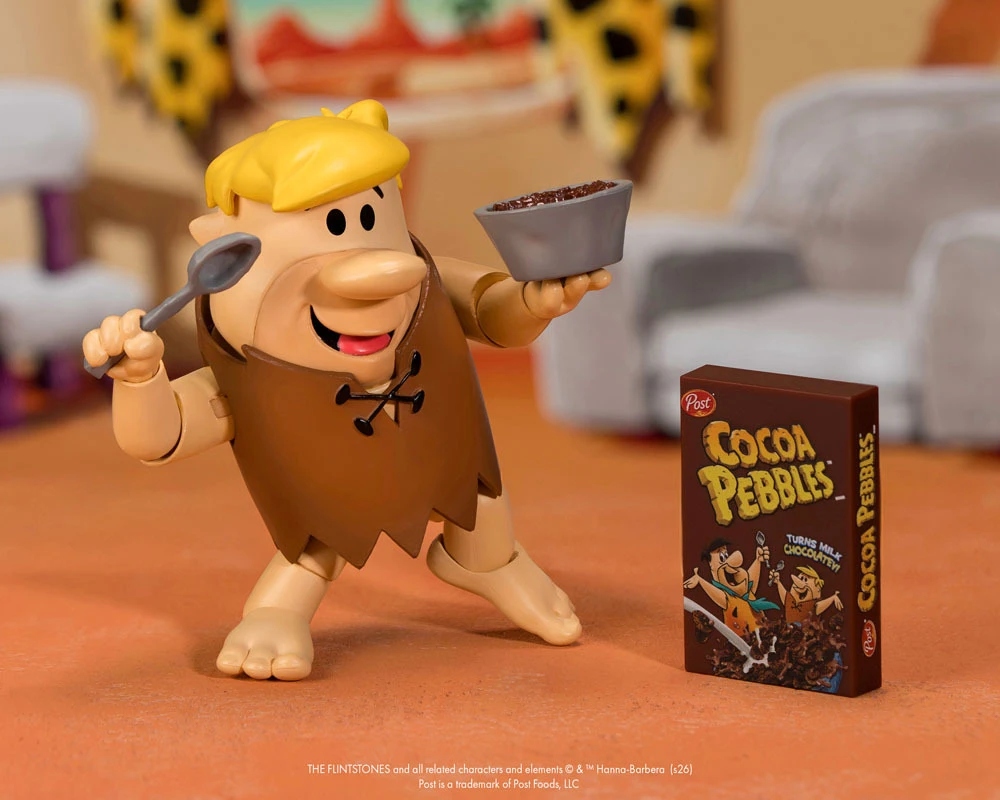 可可脆片 摩登原始人 巴尼 6吋可動公仔 - Cocoa Pebbles The Flintstones Barney Rubble 6"Action Figure