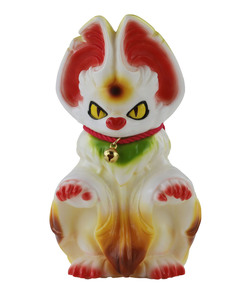 Yoyo Yeung 軟膠玩偶 - 蝙蝠怪獸 招財貓配色 - Fewmany Yoyo Yeung Studio Sofubi (Soft Vinyl Figure) - Yogira Lucky Cat
