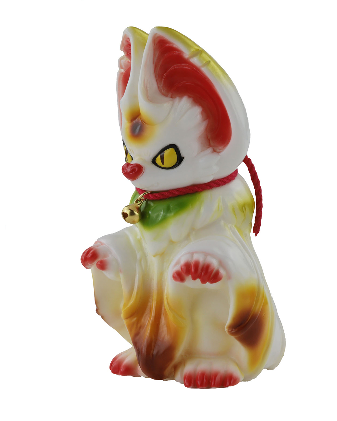 Yoyo Yeung 軟膠玩偶 - 蝙蝠怪獸 招財貓配色 - Fewmany Yoyo Yeung Studio Sofubi (Soft Vinyl Figure) - Yogira Lucky Cat