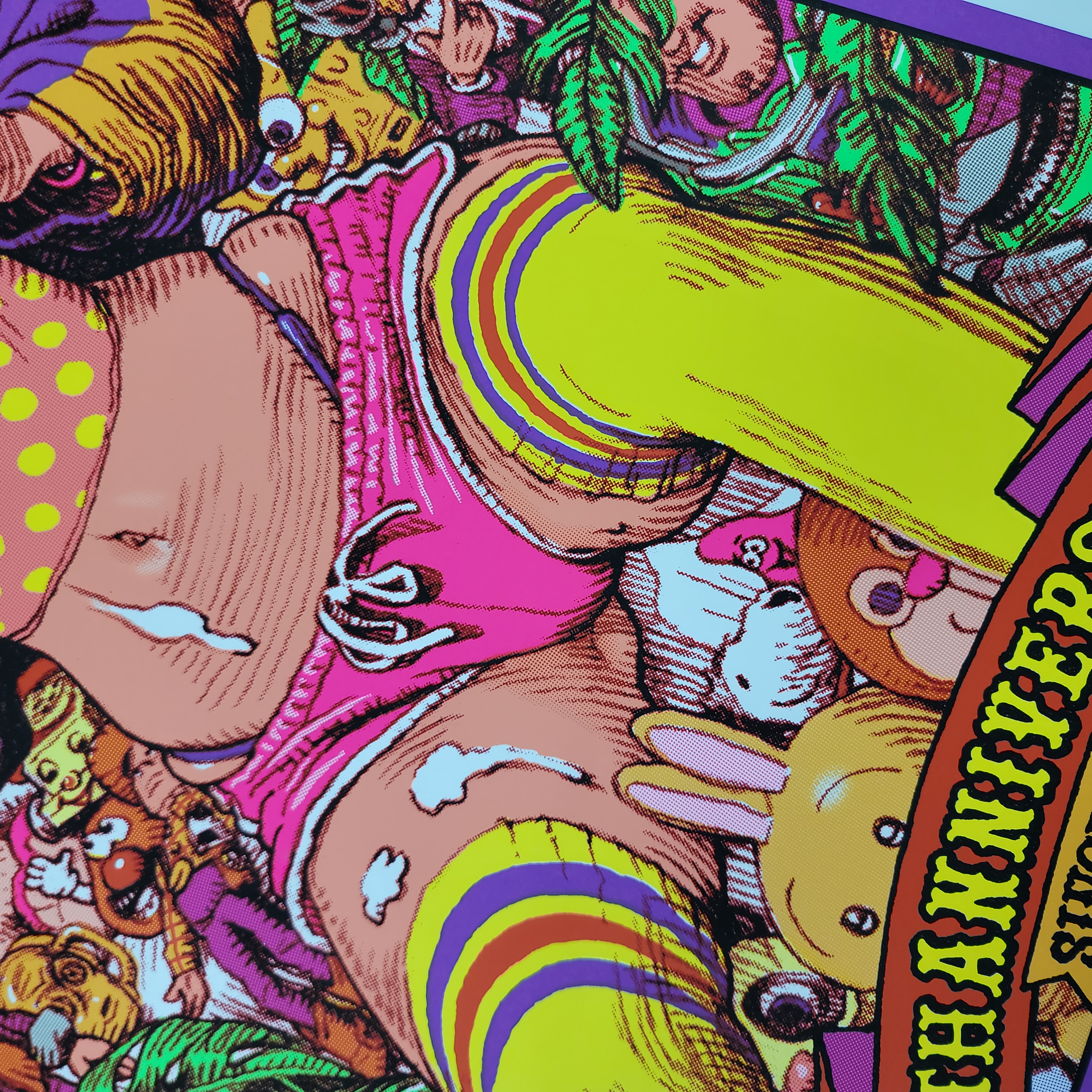 RJB 絹印海報 - Paradise 20周年 2次色 - Rockin' Jelly Bean Silkscreen Print Poster - Paradise 20 Anniversary 2nd
