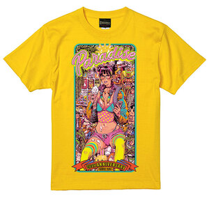 RJB 短袖T恤 - Paradise 20周年 - 黃色款 - Rockin' Jelly Bean Paradise 20 Anniversary T-shirt - Yellow