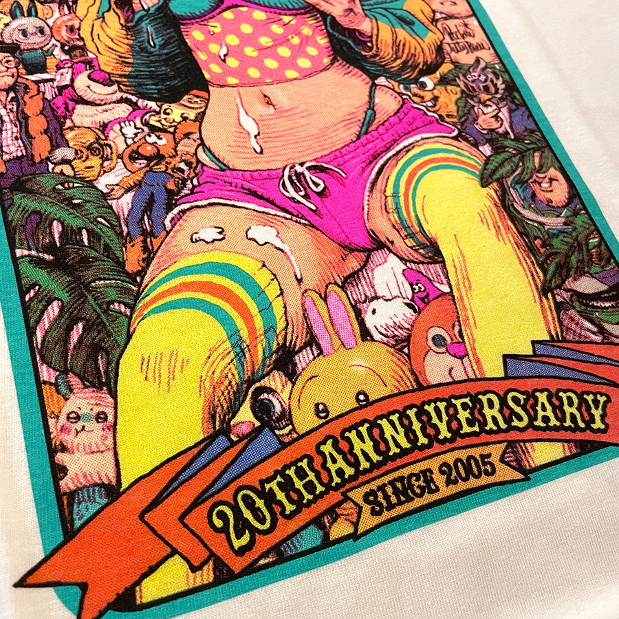 RJB 短袖T恤 - Paradise 20周年 - 黃色款 - Rockin' Jelly Bean Paradise 20 Anniversary T-shirt - Yellow