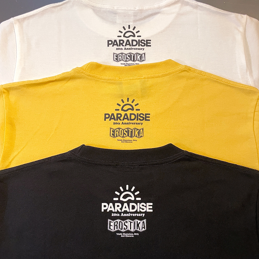 RJB 短袖T恤 - Paradise 20周年 - 黑色款 - Rockin' Jelly Bean Paradise 20 Anniversary T-shirt - Black