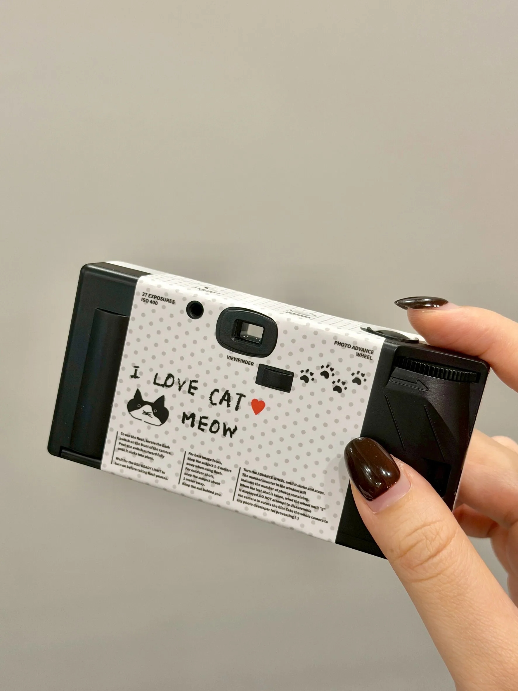 喵一次性即可拍相機 - 賓士貓 -  MEOW Disposable camera Tuxedo cat