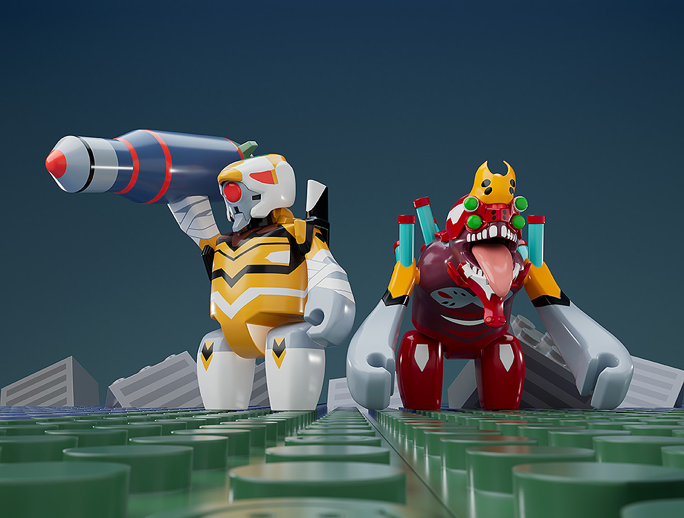 Brickroid 福音戰士新劇場版 - 福音戰士二號機 獸化第二形態 - Brickroid Rebuild of Evangelion - Unit 02 Beast Form 2nd Phase (Type 1)