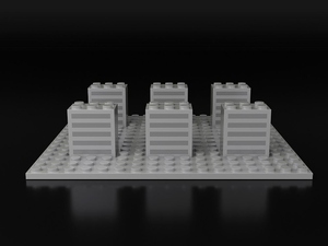 Brickroid 大樓A+底板套組 - Brickroid - Building A + Base Set