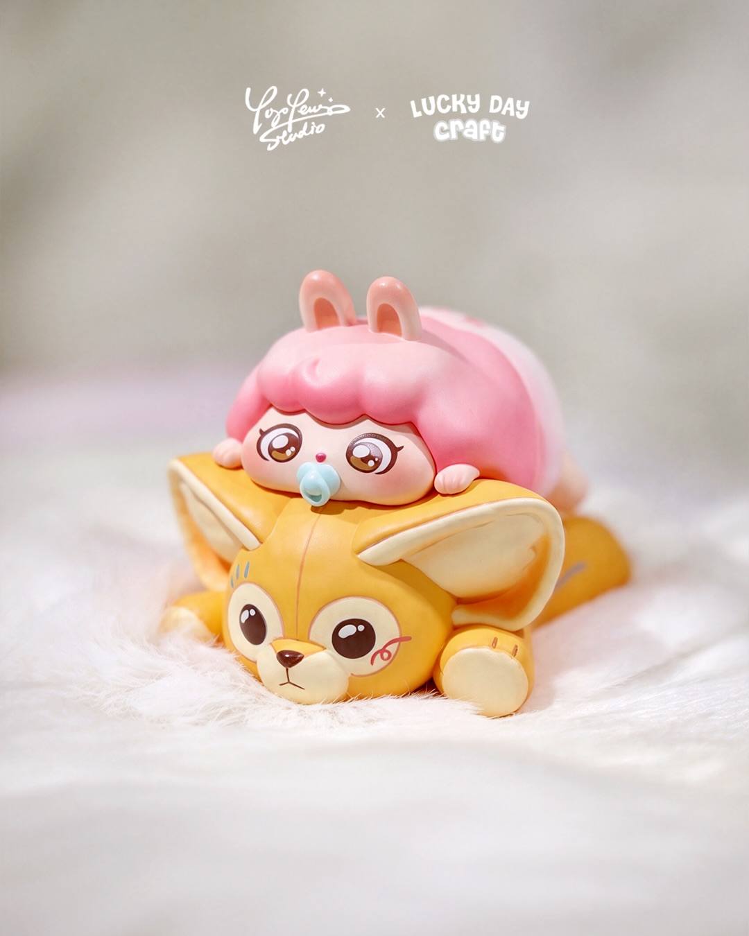 "叭叭噗噗"LuckyDayCraft & YoyoYeungStudio 聯展 - Love my Kenneth Plush