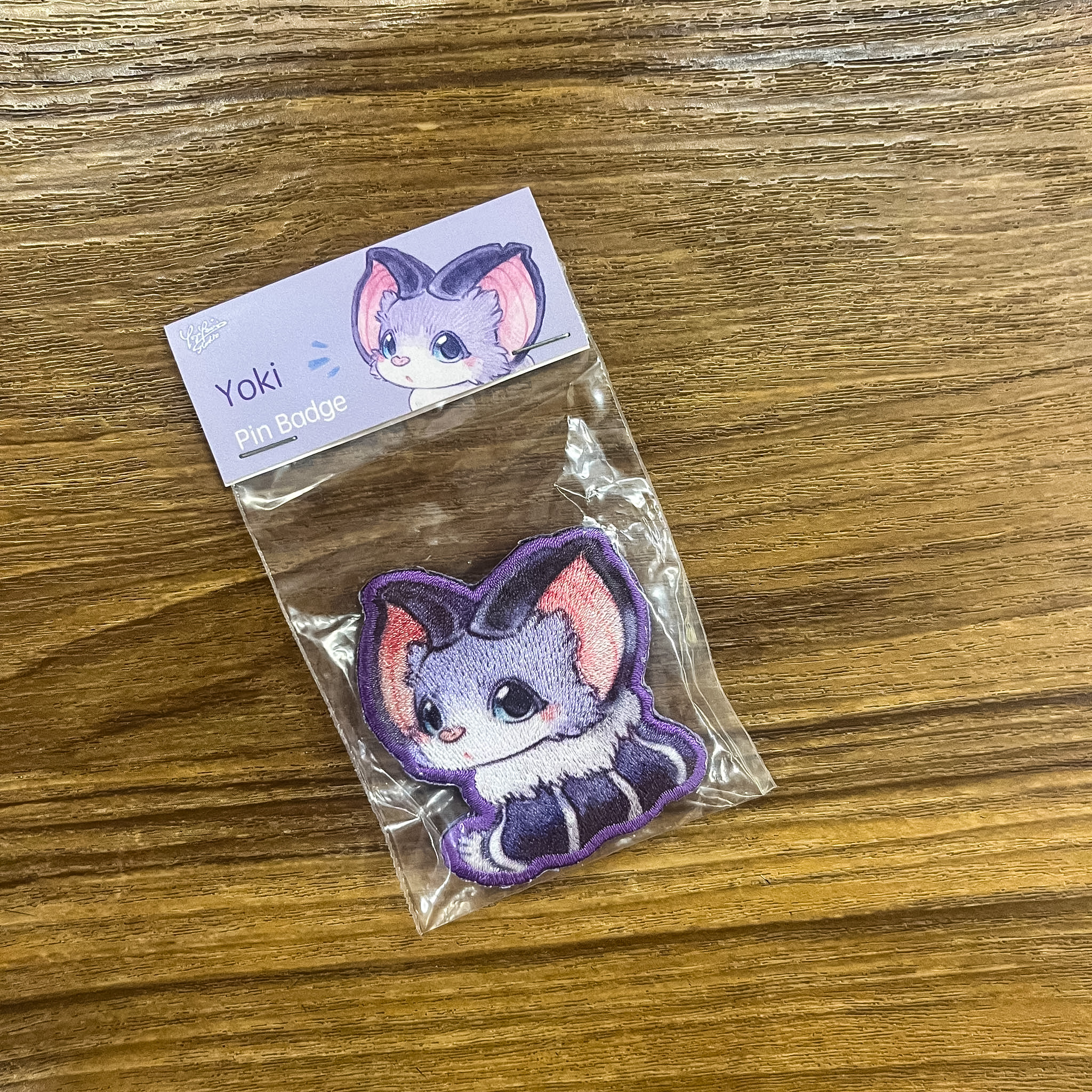 Yoki 刺繡別針  - Yoyo Yeung Studio Yoki  Embroidery pin