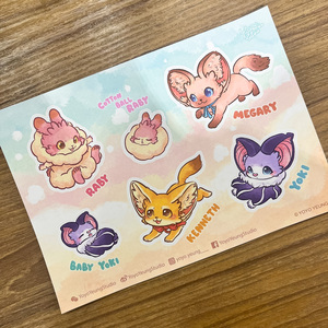 角色介紹貼紙 - Yoyo Yeung Studio Character Sticker
