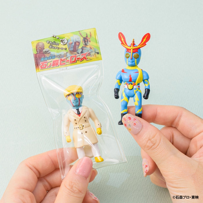 東映特攝石之森英雄公仔包裝吊飾 盒玩系列 - 隨機單抽 - Kenelephant Toei Tokusatsu Ball Chain Mascot Ishinomori Heroes - assortment