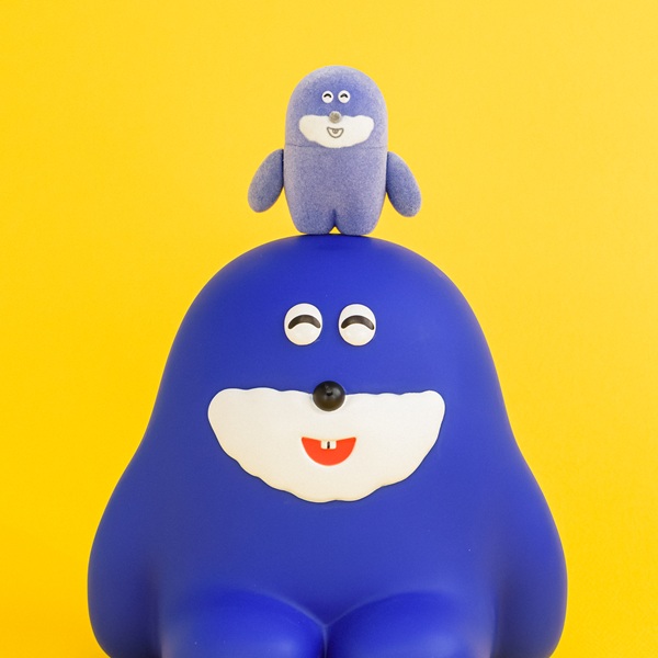 Pokkoshi 軟膠存錢筒 - Mushishi (藍色款) - Kenelephant Pokkoshi Sofvi Bank - Mushishi (Blue)