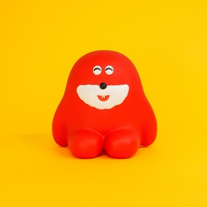 Pokkoshi 軟膠存錢筒 - Ushishi (紅色款) - Kenelephant Pokkoshi Sofvi Bank - Ushishi (Red)