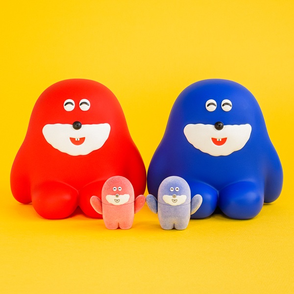 Pokkoshi 軟膠存錢筒 - Ushishi (紅色款) - Kenelephant Pokkoshi Sofvi Bank - Ushishi (Red)
