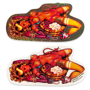 RJB 貼紙 - 透明 / 炫彩 款 - Rockin' Jelly Bean Sticker - WRONG GIRL - Clear / Noise