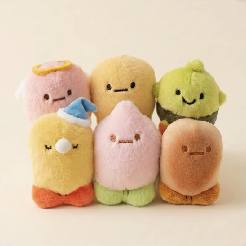 "CRUNCHY DREAM" CrazyEyes × Hanomanga 聯展 - 毛絨娃娃- 原味炸蝦/桃子炸蝦/天使炸蝦/鬆餅炸蝦 by CrazyEyes