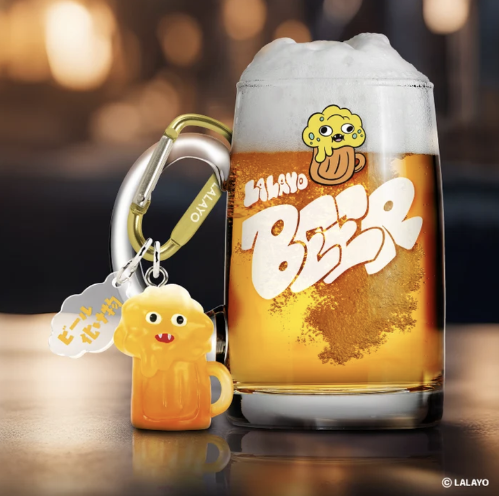 LALAYO WING 啤啤酒怪獸公仔吊飾盒玩系列  - 隨機單抽 - Kenelephant HELLO IN THE WORLD!! Vol.10 LALAYO WING / Beer Monster Mascot Charm - assortment