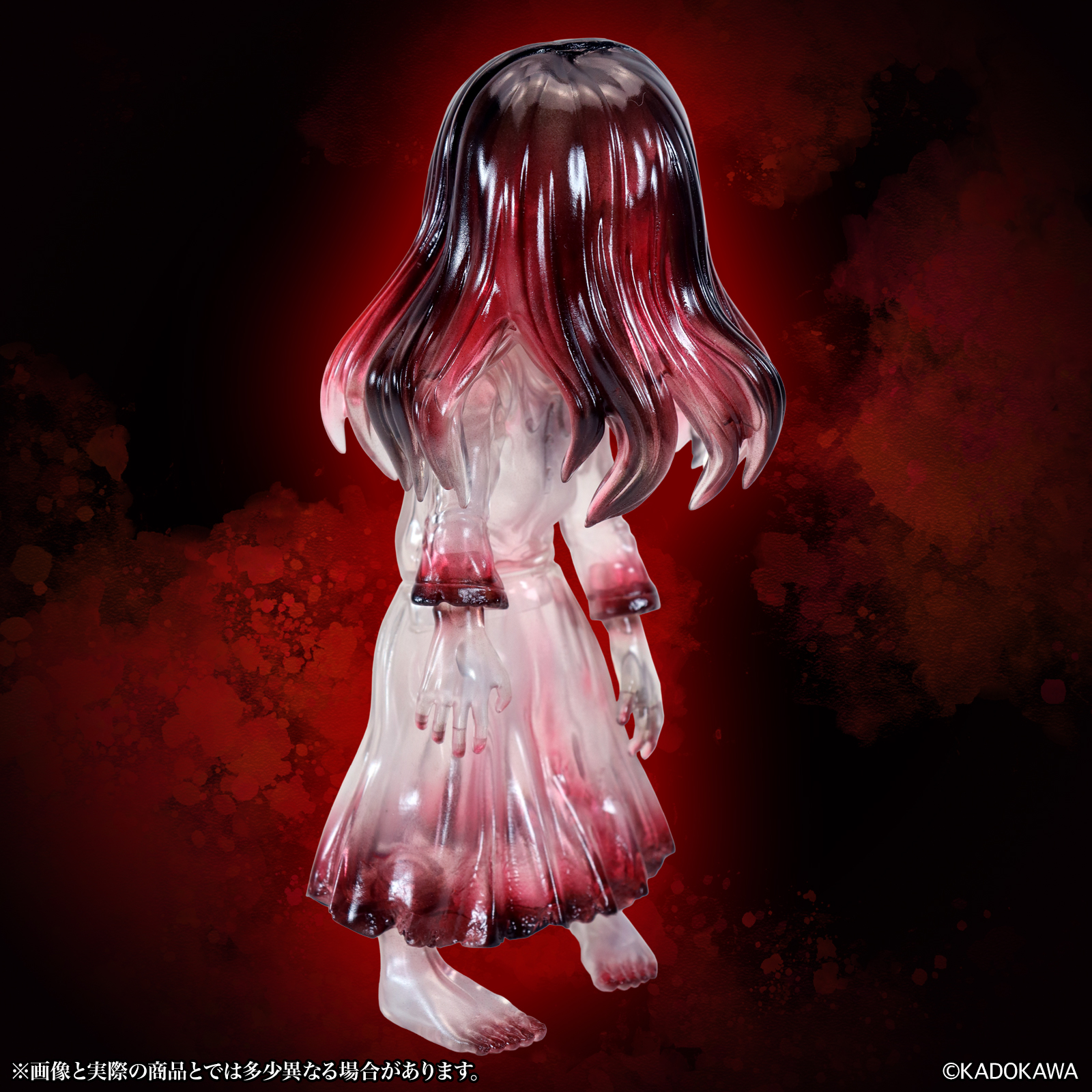 CCP 中尺寸軟膠人偶系列 - 貞子 咒血透明版 - MSS Sadako Cursed Blood Clear ver.