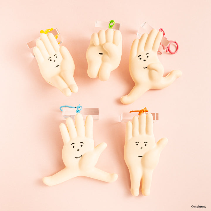 Makomo 手掌捏捏吊飾盒玩系列 - 隨機單抽 - Kenelephant Makomo Funipuni Paagoo Mascot Series - assortment